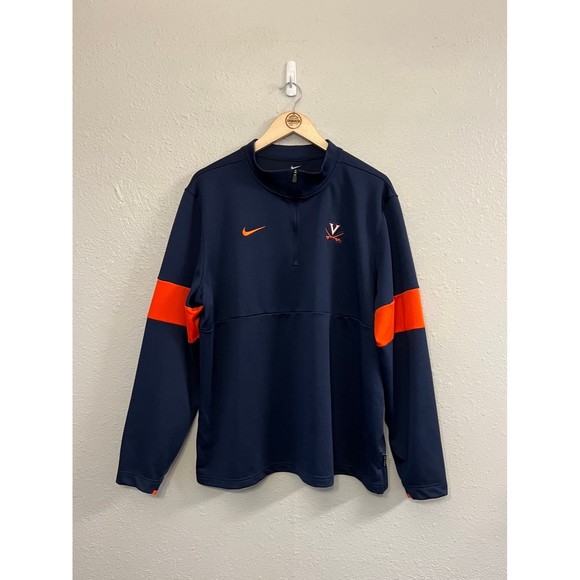 Nike Other - Nike UVA Virginia Cavaliers Coaches Sideline Performance 1/2-Zip Pullover Jacket